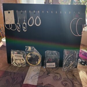 Elegant Silver and Gold Jewelry Set